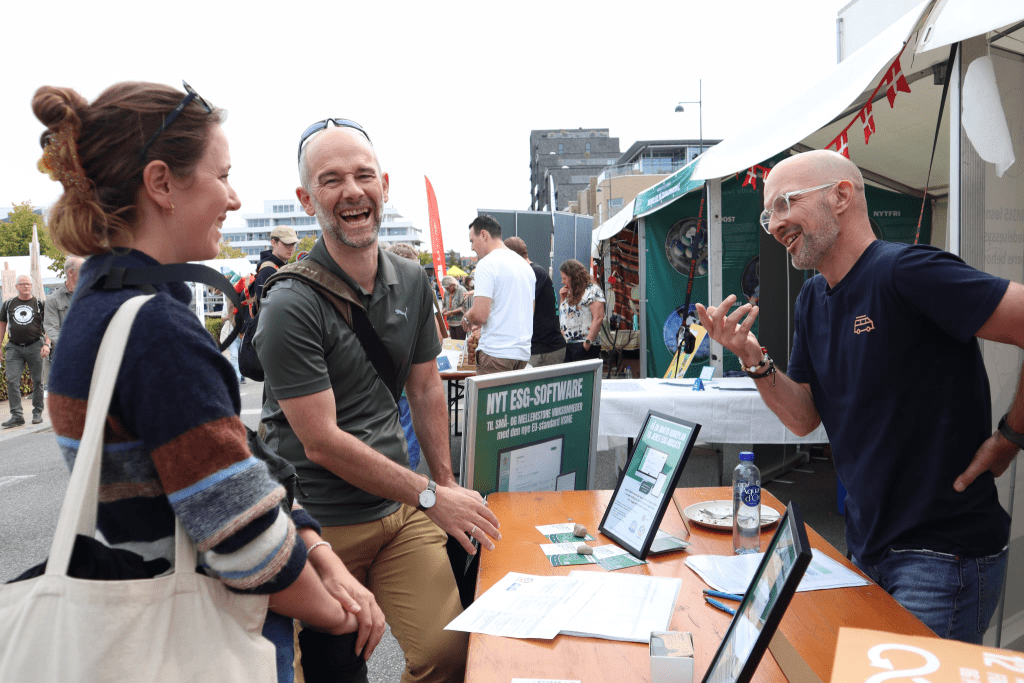 Per Ørum talking about ESG reporting at the Klimate People's Meeting