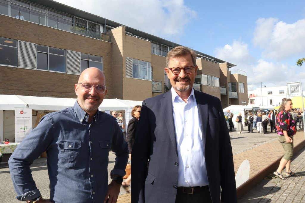 Per Ørum sammen med Bendt Bendtsen til Klimafolkemødet.