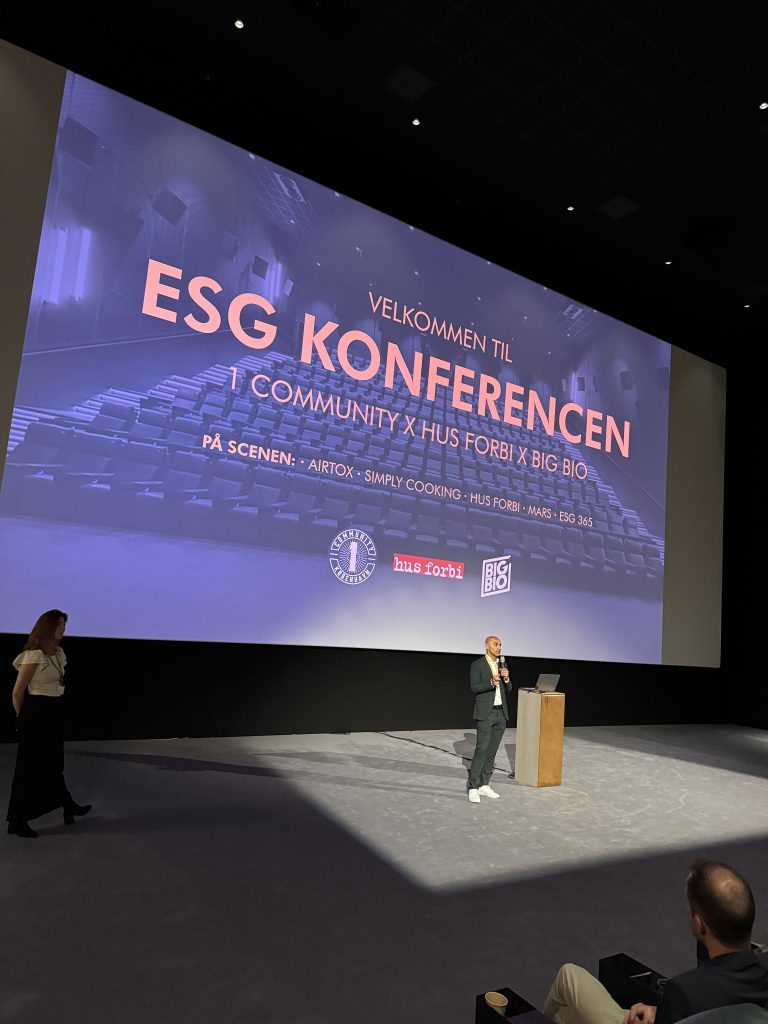 The ESG Conference opened by 1Community, Hus Forbi and Big Bio