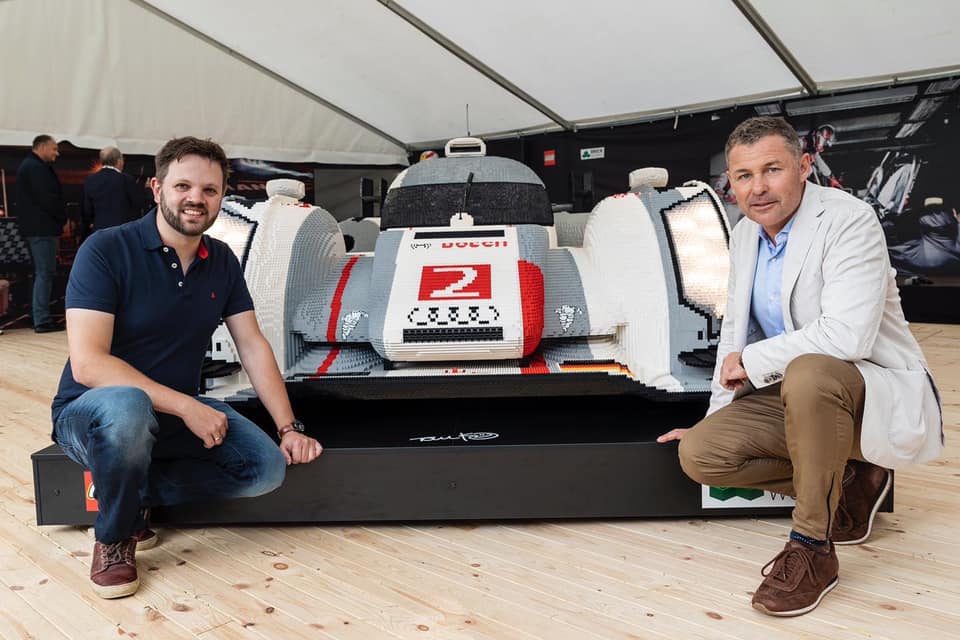 Casper Bennedsen, CEO af Brick Works, og Tom Kristensen, tidligere racerkører.